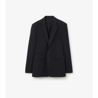 Chaqueta entallada de lana y mohair