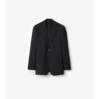 Chaqueta entallada de mezcla de lana