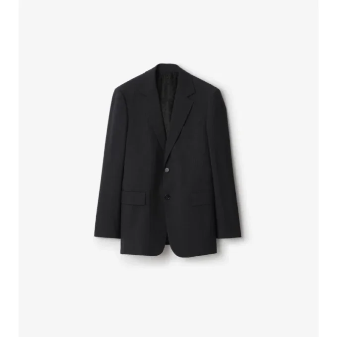 Chaqueta entallada de mezcla de lana Chaqueta entallada de mezcla de lana