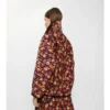 Chaqueta Floriston de nailon acolchado con estampado de hojas de geranio Chaqueta Floriston de nailon acolchado con estampado de hojas de geranio