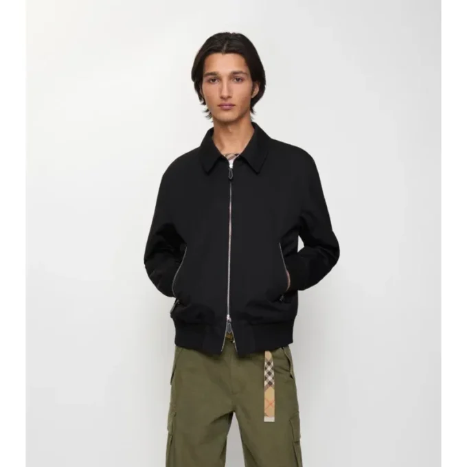 Chaqueta Harrington de gabardina Chaqueta Harrington de gabardina