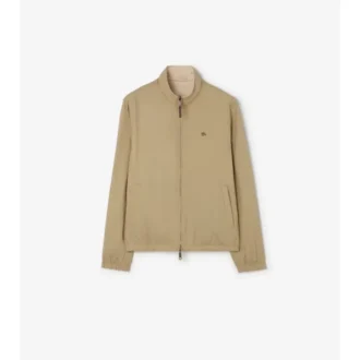 Chaqueta Harrington reversible de algodón