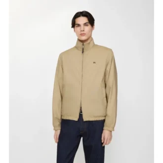Chaqueta Harrington reversible de algodón