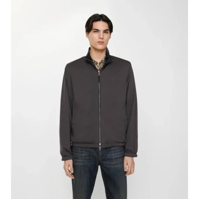 Chaqueta Harrington reversible de algodón Chaqueta Harrington reversible de algodón