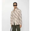 Chaqueta reversible a cuadros con capucha