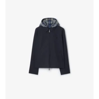 Chaqueta reversible de algodón a cuadros