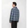Chaqueta reversible de algodón a cuadros