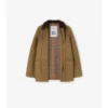 Chaqueta tipo granero de algodón acolchado y recubierto