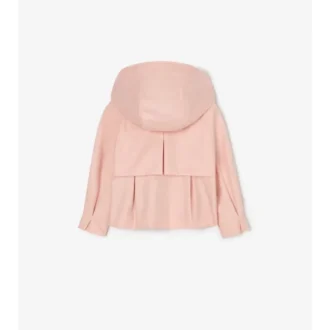 Chaqueta trench con capucha de algodón Chaqueta trench con capucha de algodón