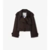 Chaqueta trench corta de Gabardine Chaqueta trench corta de Gabardine