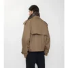 Chaqueta trench corta de Gabardine Chaqueta trench corta de Gabardine