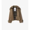 Chaqueta trench corta de Gabardine Chaqueta trench corta de Gabardine
