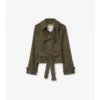 Chaqueta trench corta de Tropical Gabardine