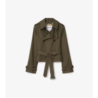 Chaqueta trench corta de Tropical Gabardine