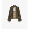 Chaqueta trench corta de Tropical Gabardine
