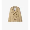 Chaqueta trench de mezcla de algodón