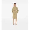 Chaqueta trench de mezcla de algodón