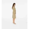 Chaqueta trench de mezcla de algodón