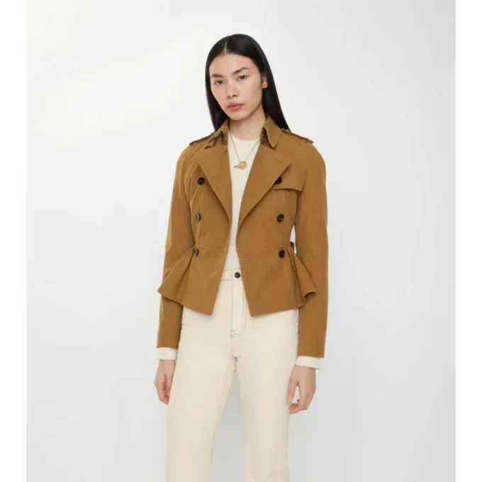 Chaqueta trench Isabella de algodón Chaqueta trench Isabella de algodón