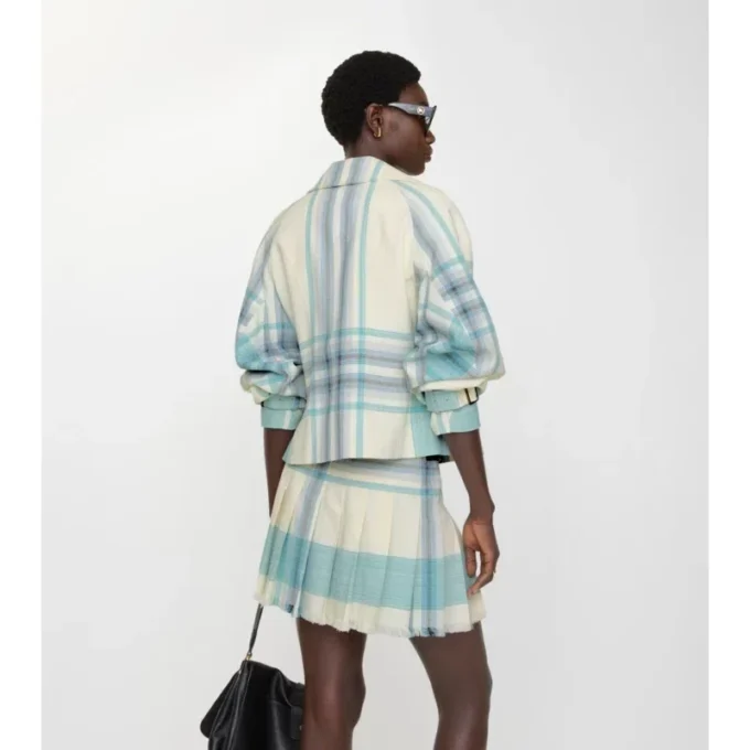 Chaqueta trench Ladybrook corta a cuadros 