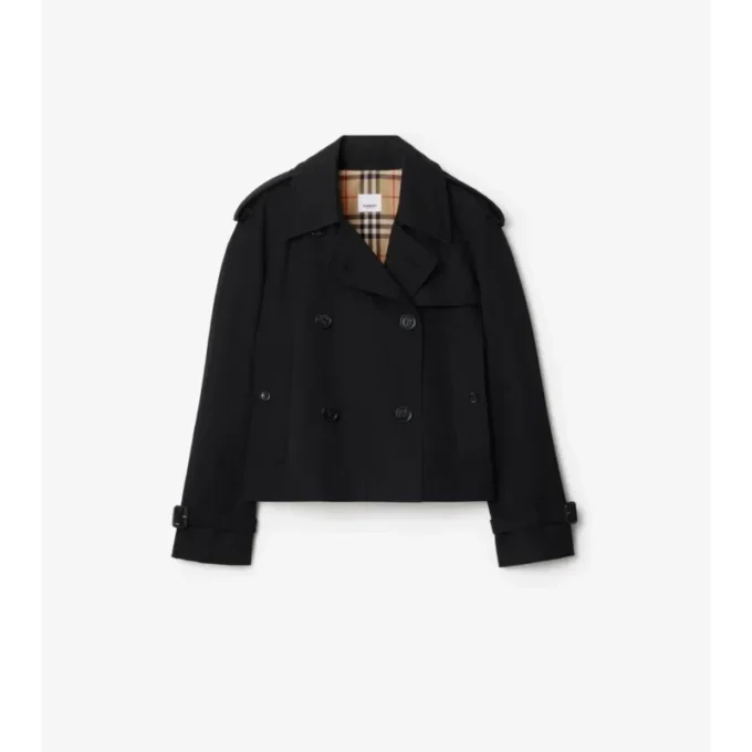 Chaqueta trench Mayfair corta de Gabardine Chaqueta trench Mayfair corta de Gabardine