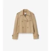 Chaqueta trench Mayfair corta de Gabardine Chaqueta trench Mayfair corta de Gabardine