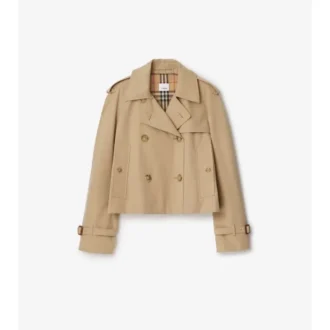 Chaqueta trench Mayfair corta de Gabardine
