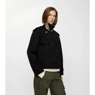 Chaqueta trench Mayfair corta de Gabardine