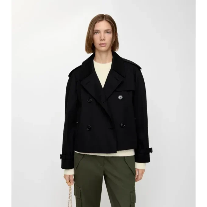 Chaqueta trench Mayfair corta de Gabardine Chaqueta trench Mayfair corta de Gabardine