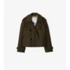 Chaqueta trench Mayfair corta de Tropical Gabardine Chaqueta trench Mayfair corta de Tropical Gabardine