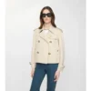 Chaqueta trench Mayfair corta de Tropical Gabardine Chaqueta trench Mayfair corta de Tropical Gabardine