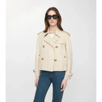 Chaqueta trench Mayfair corta de Tropical Gabardine