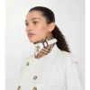 Chaqueta trench Mayfair corta de Tropical Gabardine Chaqueta trench Mayfair corta de Tropical Gabardine