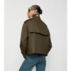 Chaqueta trench Mayfair corta de Tropical Gabardine Chaqueta trench Mayfair corta de Tropical Gabardine