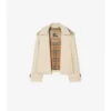 Chaqueta trench Mayfair corta de Tropical Gabardine Chaqueta trench Mayfair corta de Tropical Gabardine