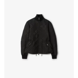 Chaqueta Wakerley de nailon con microcuadros