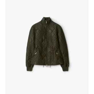 Chaqueta Wakerley de nailon con microcuadros
