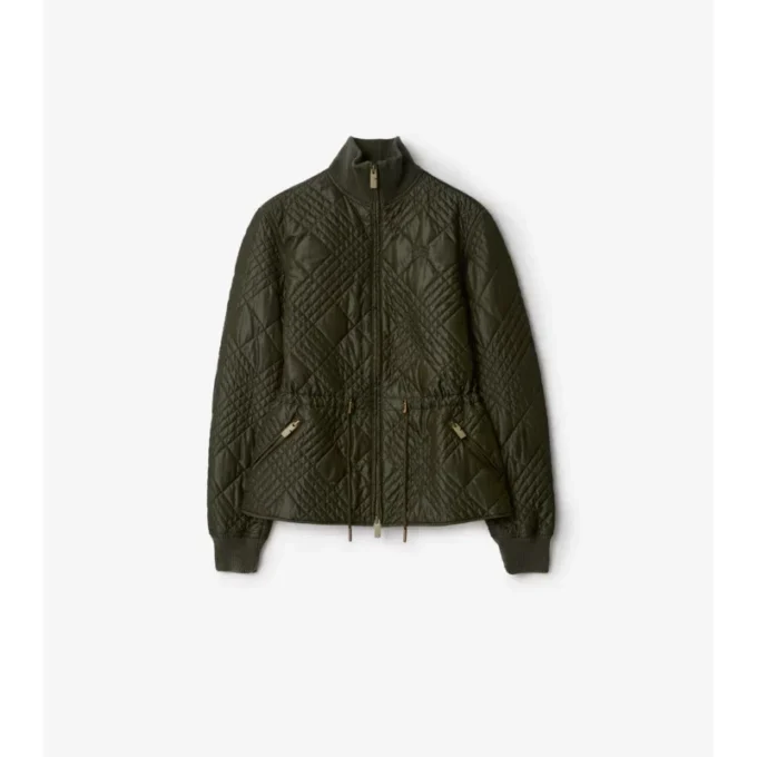 Chaqueta Wakerley de nailon con microcuadros Chaqueta Wakerley de nailon con microcuadros