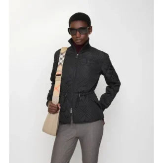 Chaqueta Wakerley de nailon con microcuadros