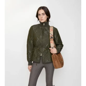 Chaqueta Wakerley de nailon con microcuadros