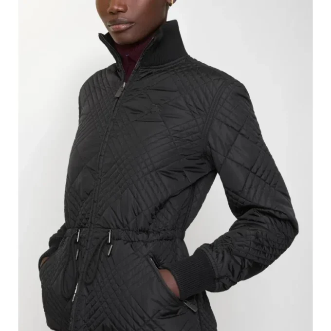 Chaqueta Wakerley de nailon con microcuadros Chaqueta Wakerley de nailon con microcuadros