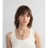 Collar de tres vueltas con dijes 