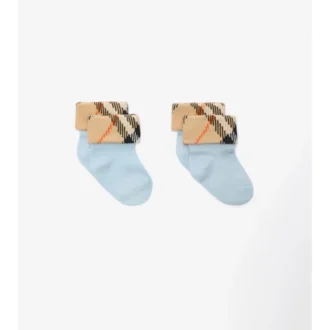Conjunto de dos pares de calcetines de mezcla de algodón
