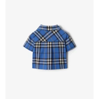 Conjunto de dos piezas de algodón con estampado de cuadros