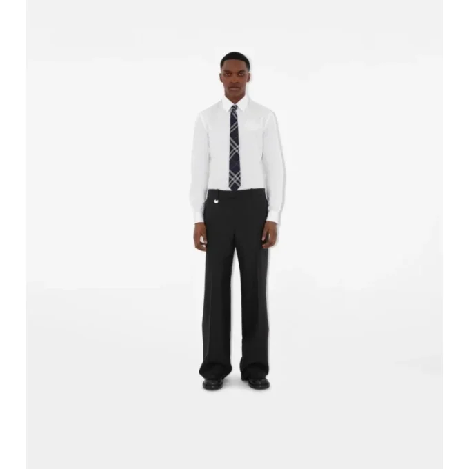 Corbata de seda con estampado de cuadros Corbata de seda con estampado de cuadros
