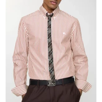 Corbata estrecha de seda a cuadros