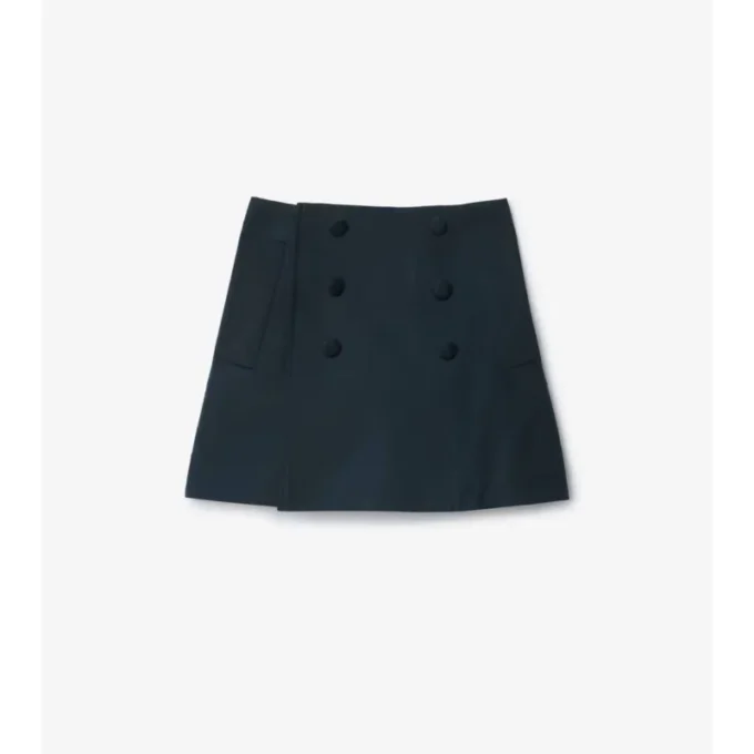 Falda tipo trench de algodón Falda tipo trench de algodón