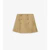 Falda tipo trench de algodón Falda tipo trench de algodón