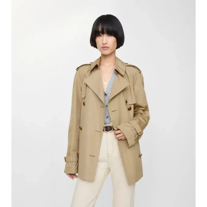 Gabardina Belgravia corta de algodón ligero Trench Coat Gabardina Belgravia corta de algodón ligero Trench Coat