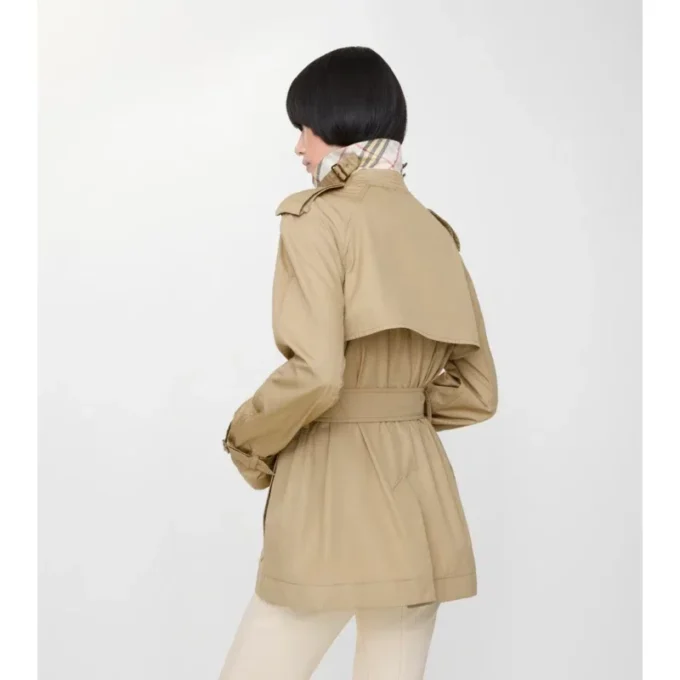 Gabardina Belgravia corta de algodón ligero Trench Coat Gabardina Belgravia corta de algodón ligero Trench Coat